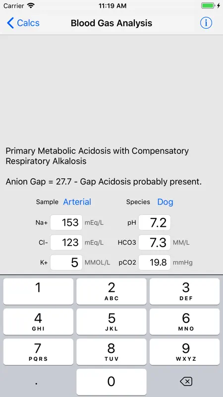 VetPDA Calcs screenshot 2 of 5