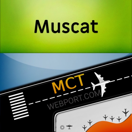 Muscat Airport MCT Info +Radar icon