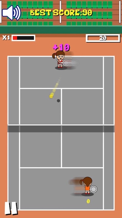 Retro Tiny Tennis Screenshot