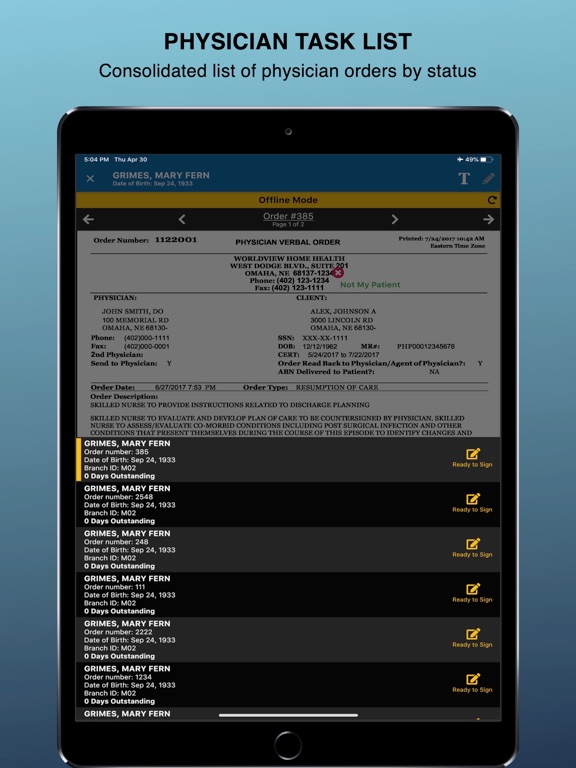 Worldview Mobile Complete iPad screenshot 6 - Productivity app