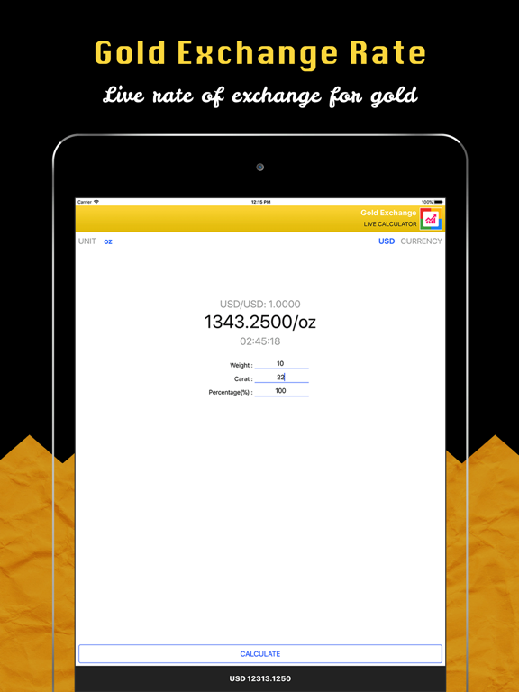 Screenshot #6 pour Gold Exchange Rate