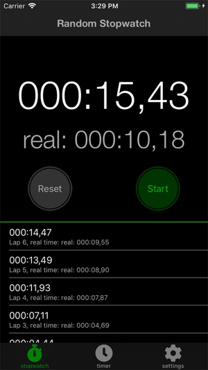 Random Stopwatch