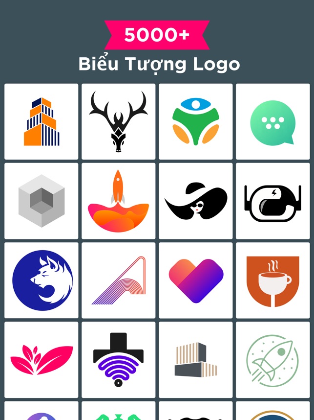 thiết kế logo - app tạo logo