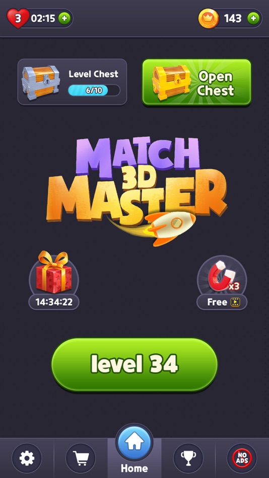 Match 3D Master - 1.4.3 - (iOS)