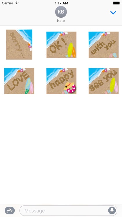 Messages On The Sand Sticker