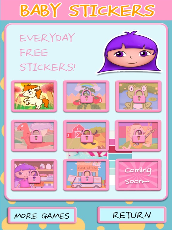 My 1st favorite stickers book iPad screenshot 4 - Education app