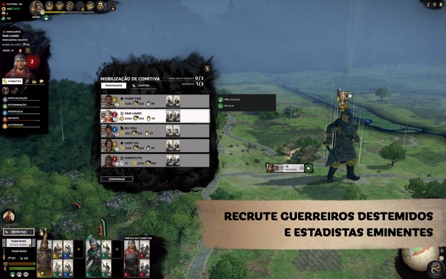 Imperial City Three Kingdoms jogo para celular de estratégia de