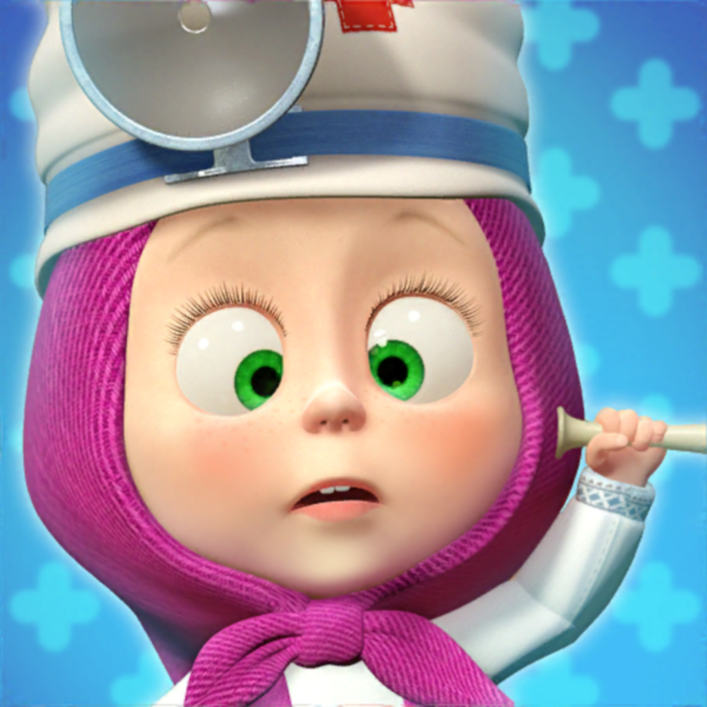 Masha and the Bear: Vet Games App Icon