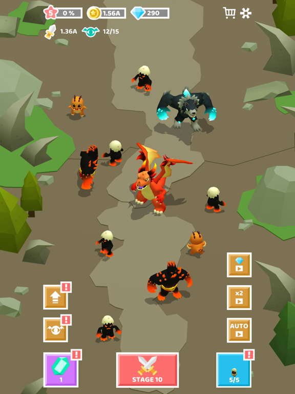 Merge Monster Evolution screenshot 2