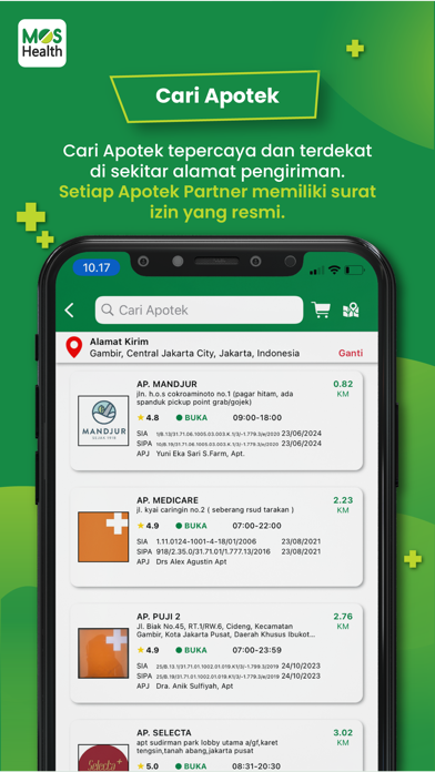 MOSHealth Screenshot