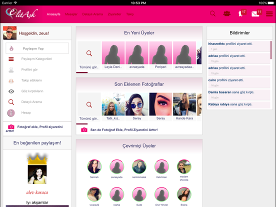 Screenshot #6 pour ElitAşk Arkadaşlık Sitesi