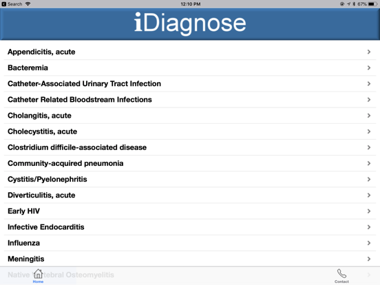 iDx Essentials iPad screenshot 2 - Medical app