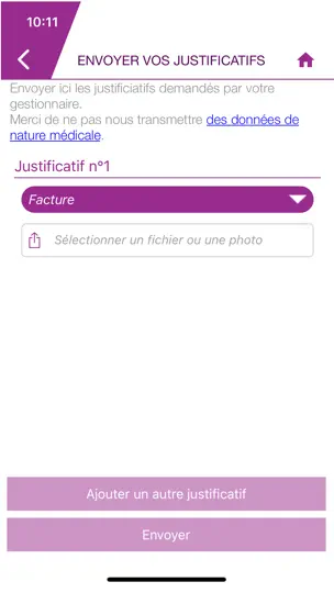 Capture d'écran de LCL Assurances sur iPhone 6