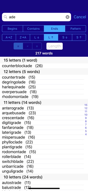 Lexica for Scrabble Pro(圖4)-速報App