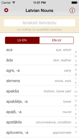Game screenshot Latvian Nouns mod apk