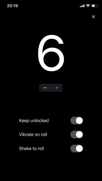 Black dice Screenshot