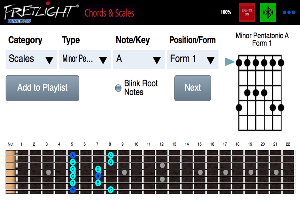 Fretlight Chords & Scales screenshot 3