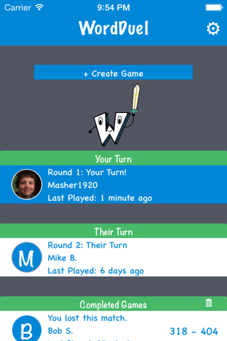 WordDuel - Multiplayer Game screenshot 2