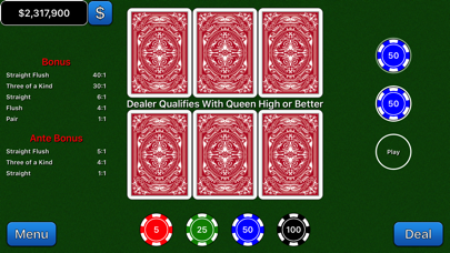 Beat the House 3 Card Screenshot