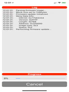 MSP432 BLE Firmware Updater iPad image 3