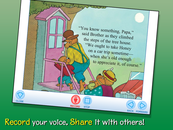 Berenstain - Too Much Car Trip iPad screenshot 4 - Book app