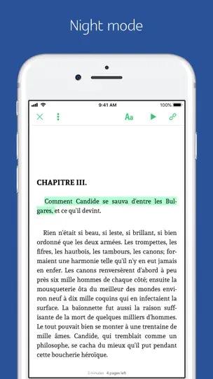 Capture d'écran de Candide Ou L'optimisme -audio sur iPhone 5