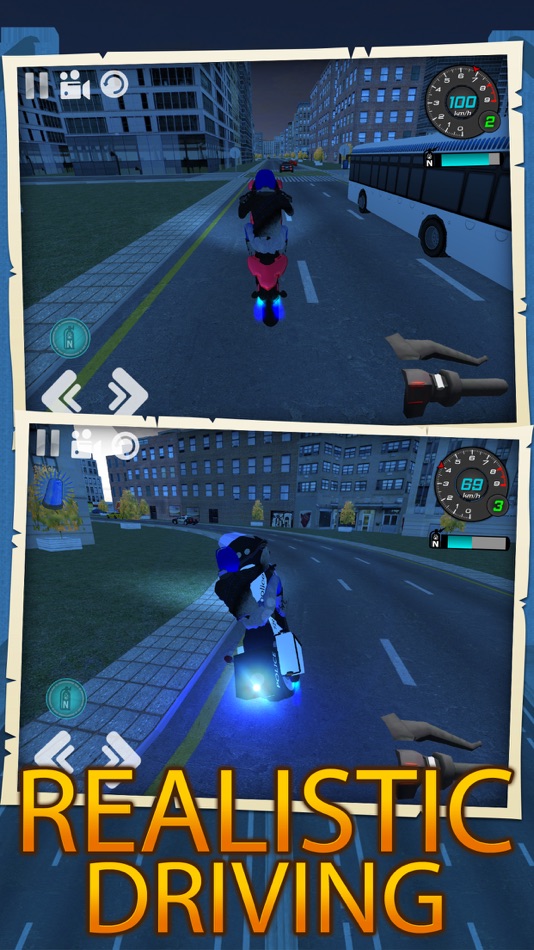 Motorcycle Driving - Simulator - 1.02 - (iOS)