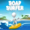 Reach the finish line by collecting the soaps from the top of the melting soap before the soap melts