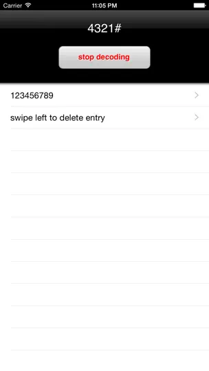 DTMFdec iPhone Ekran Görüntüsü 1