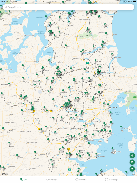 Screenshot #4 pour Cykelruter og Cykelture i DK