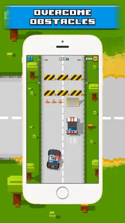 Speedy Road - 8 bit race screenshot 1