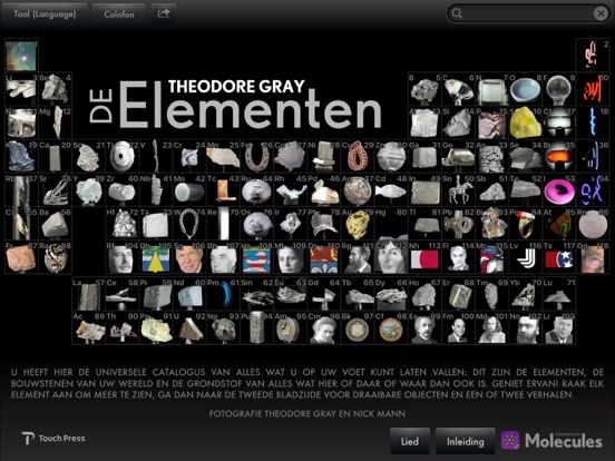 De Elementen iPad app afbeelding 1