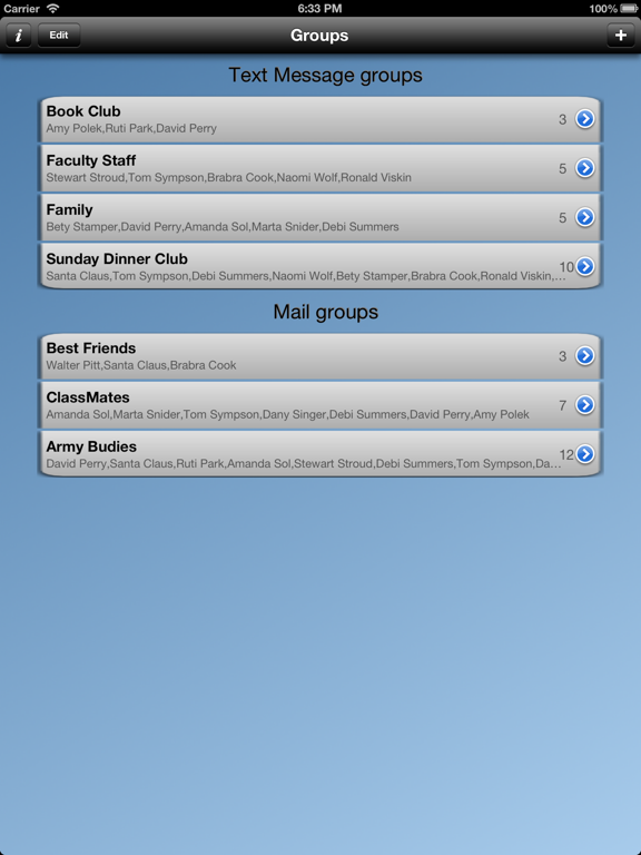 Screenshot #4 pour Multi Groups