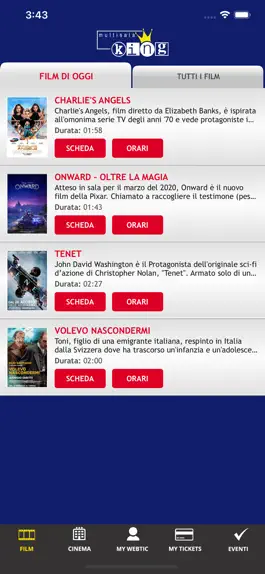 Game screenshot Webtic Multisala King Cinema mod apk