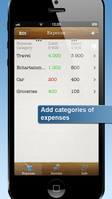 Easy Family Budget Planner Screenshot