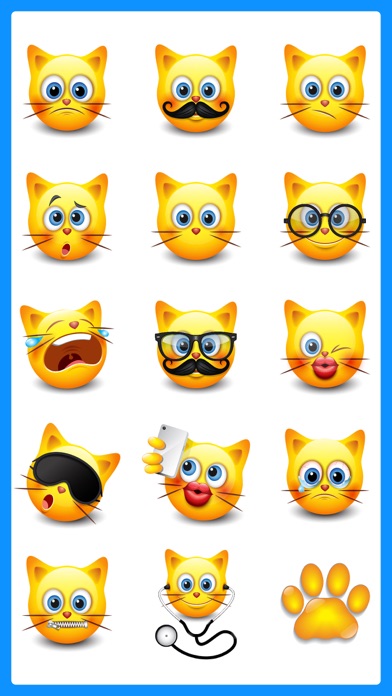 Cute Cats Emojis Stickers Pack screenshot 3
