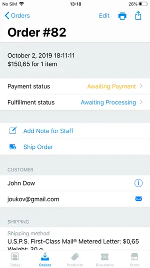 My e-Shop screenshot 2