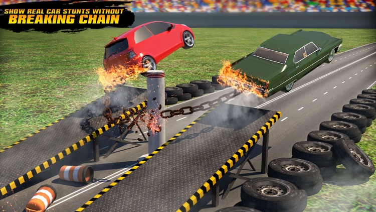 Chained Cars Highway Drifts