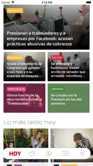 Hoy screenshot 1