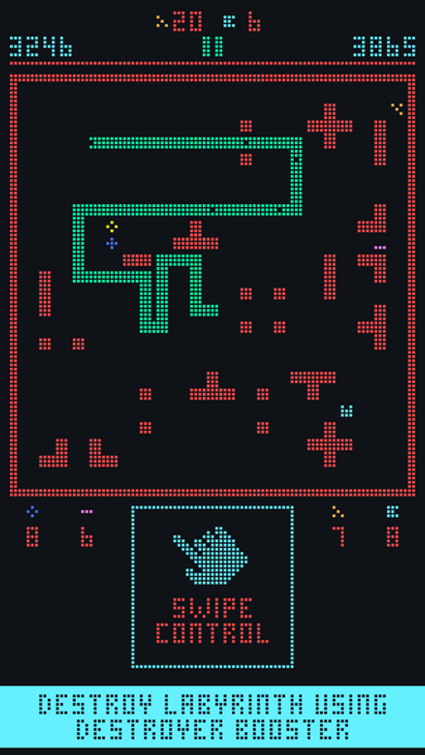 Retro Block Snake screenshot 3