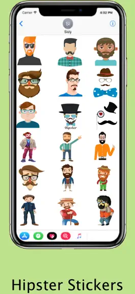 Game screenshot Hipster Stickers Pack! apk