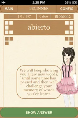 Game screenshot Scribe Spanish apk