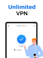 skyvpn - unlimited vpn proxy ipad images 1