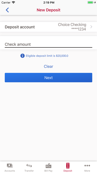 Bank of Texas Mobile Screenshot