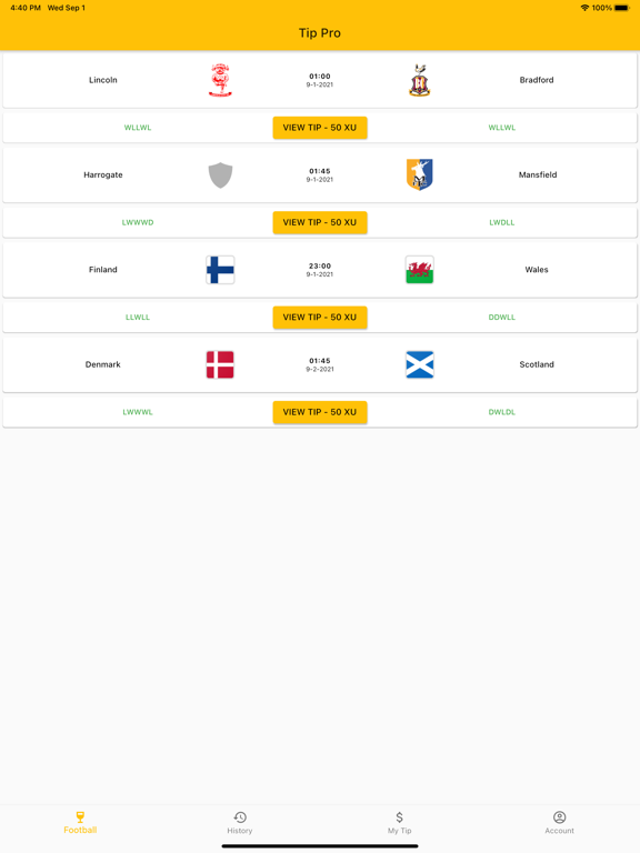 Screenshot #4 pour Tip Pro - Betting Prediction