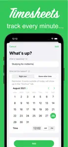 Timesheets App screenshot #1 for iPhone
