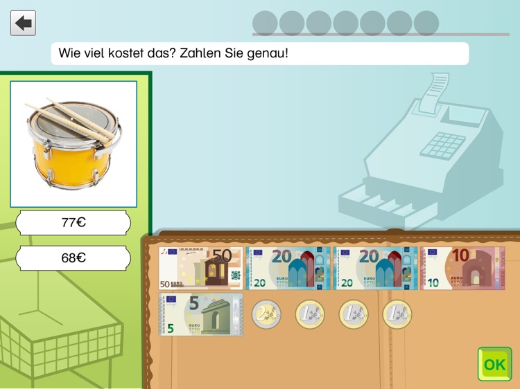 Einkaufen mit dem Euro PRO