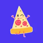 Pizza Slice Foodie Stickers App Cancel