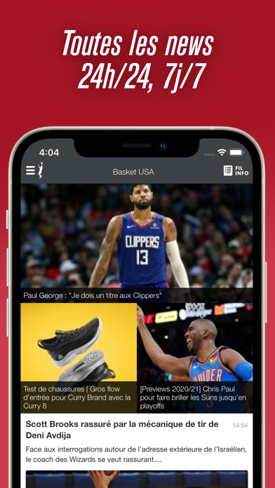 Basket USA Screenshot