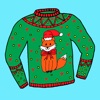 Ugly Sweater stickers icon